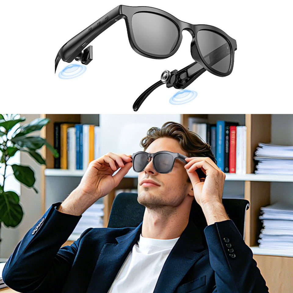 Vantage Transition or Polarized Open Ear Bluetooth Sunglasses