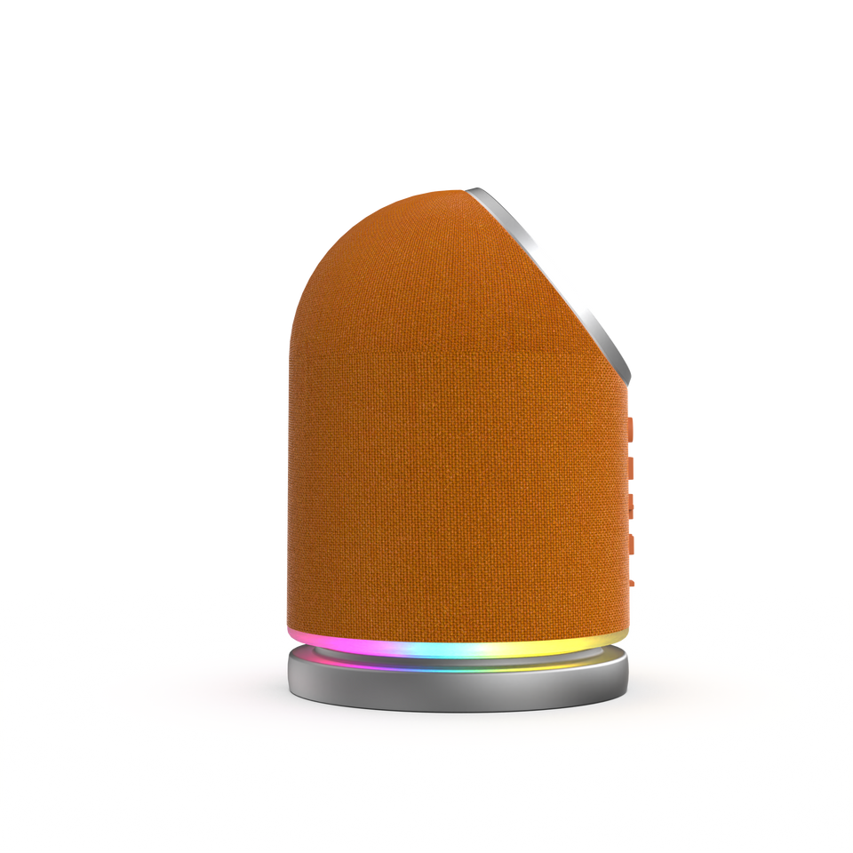 Mood-Enhancing Wireless Charging Bluetooth Speaker with RGB Lights & Stereo Sound Vista Shops