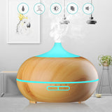 Essential Oil Humidifier Natural Design With Remote + Bonus Three Aroma Oils