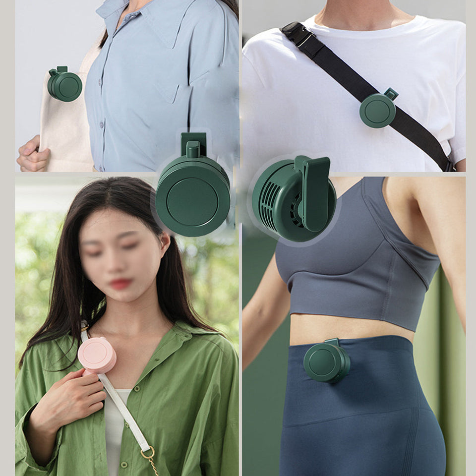 ClipCool Duo – Portable Rechargeable Clip-On Fan (2-Pack) VistaShops