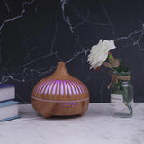 Essential Oil Humidifier in Six Natural Design With Remote + Bonus Three Aroma Oils