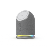 Mood-Enhancing Wireless Charging Bluetooth Speaker with RGB Lights & Stereo Sound Vista Shops