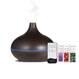 Essential Oil Humidifier in Six Natural Design With Remote + Bonus Three Aroma Oils