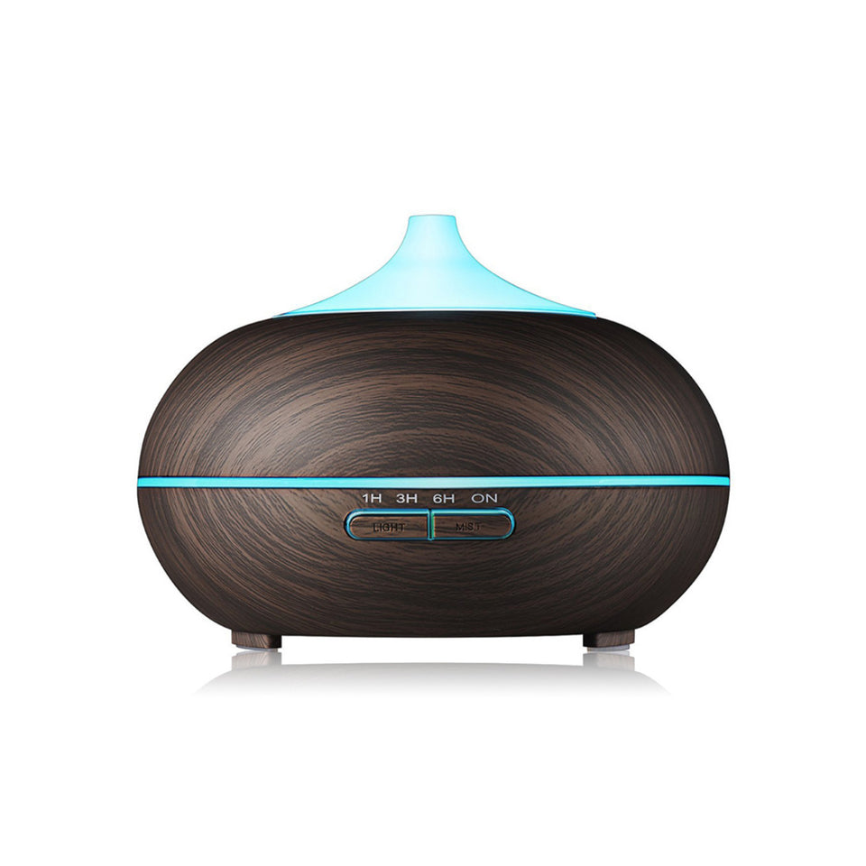 Essential Oil Humidifier Natural Design With Remote + Bonus Three Aroma Oils