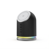 Mood-Enhancing Wireless Charging Bluetooth Speaker with RGB Lights & Stereo Sound Vista Shops