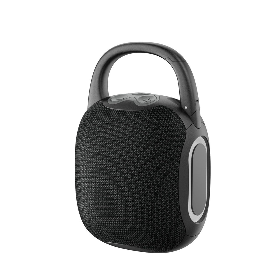 Glowing Beats Bluetooth Mini Speaker with RGB Lights, Multi-Play Support and Portable Outdoor Hook