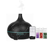 Essential Oil Humidifier in Six Natural Design With Remote + Bonus Three Aroma Oils