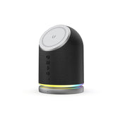 Mood-Enhancing Wireless Charging Bluetooth Speaker with RGB Lights & Stereo Sound Vista Shops