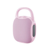 Glowing Beats Bluetooth Mini Speaker with RGB Lights, Multi-Play Support and Portable Outdoor Hook