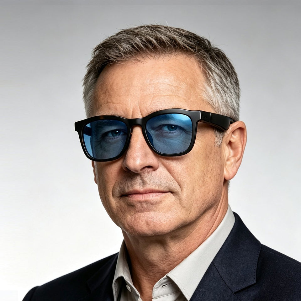Vantage Transition or Polarized Open Ear Bluetooth Sunglasses