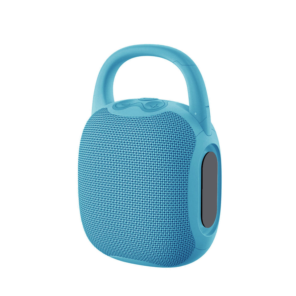 Glowing Beats Bluetooth Mini Speaker with RGB Lights, Multi-Play Support and Portable Outdoor Hook