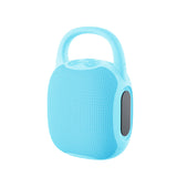 Glowing Beats Bluetooth Mini Speaker with RGB Lights, Multi-Play Support and Portable Outdoor Hook
