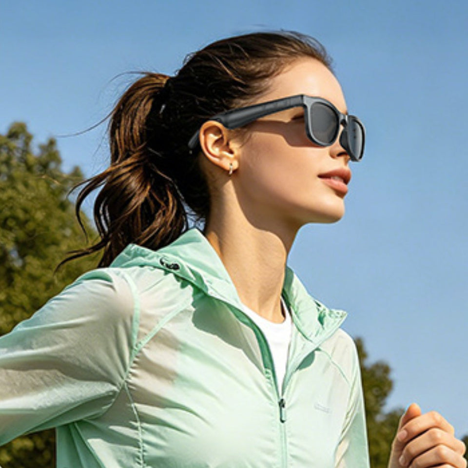 Vantage Transition or Polarized Open Ear Bluetooth Sunglasses