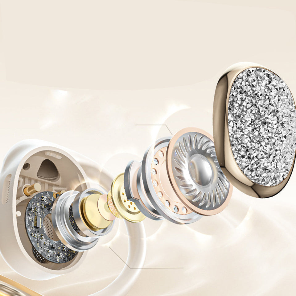 Shimmery Ear Buds with Crystal Clear Sound Vista Shops