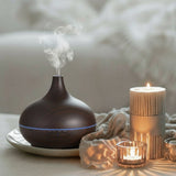 Essential Oil Humidifier in Six Natural Design With Remote + Bonus Three Aroma Oils