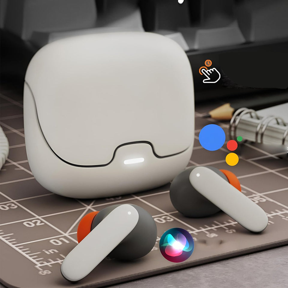 EchoZen Quad Mic Earbuds With Noise Cancellation