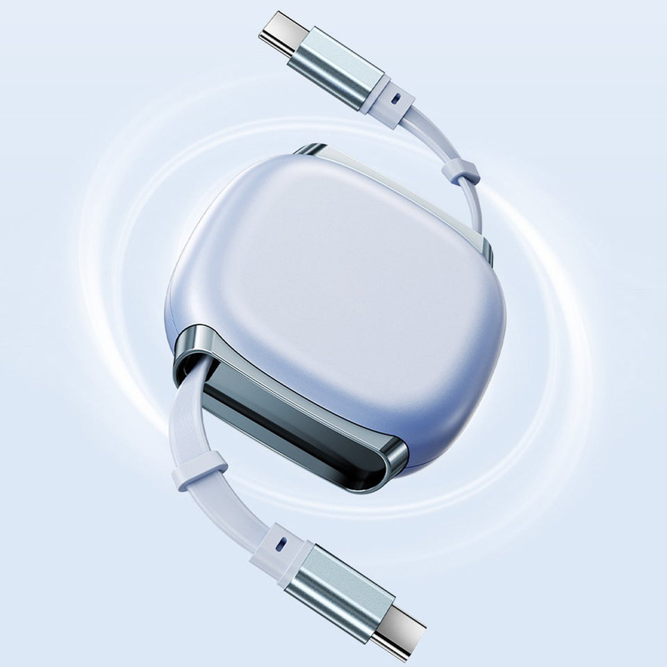 AutoReel Type-C Retractable Charging Cable