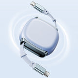 AutoReel Type-C Retractable Charging Cable