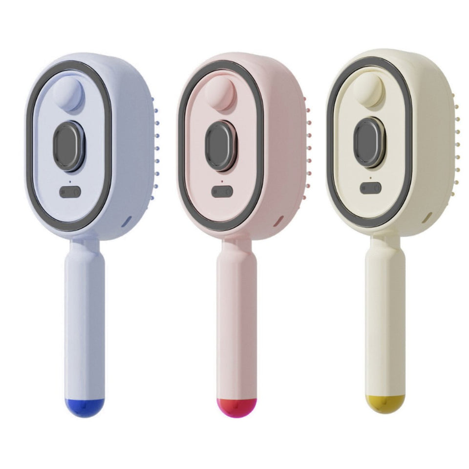 Silk Stream Mist Brush Electric Anti-Static Oil Spray Massager