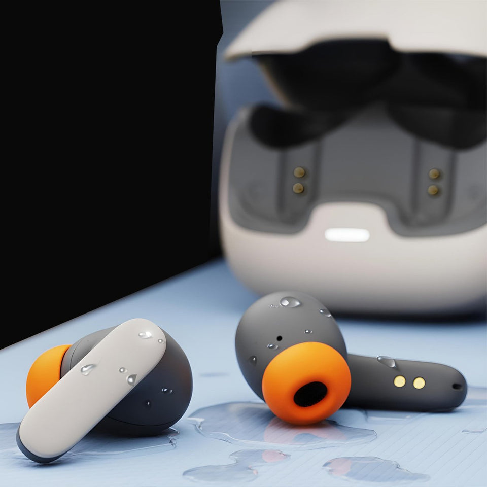 EchoZen Quad Mic Earbuds With Noise Cancellation