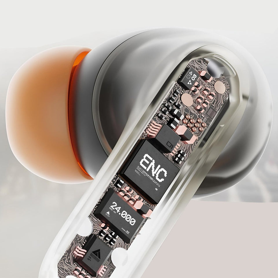 EchoZen Quad Mic Earbuds With Noise Cancellation