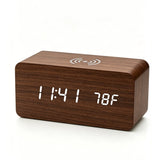 Aura Digital Hub Wireless Charging + LED Alarm Clock And Temperature