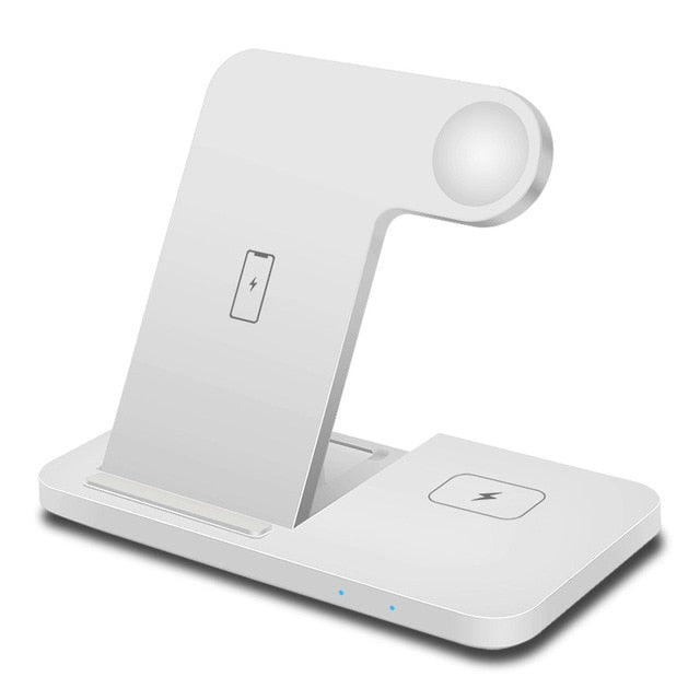 3 in 1 Qi Wireless Charger Stand for iPhone